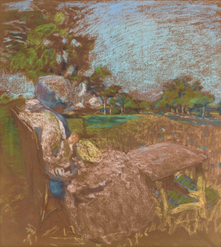 Madame Hessel à la Campagne à Amfréville by Édouard Vuillard