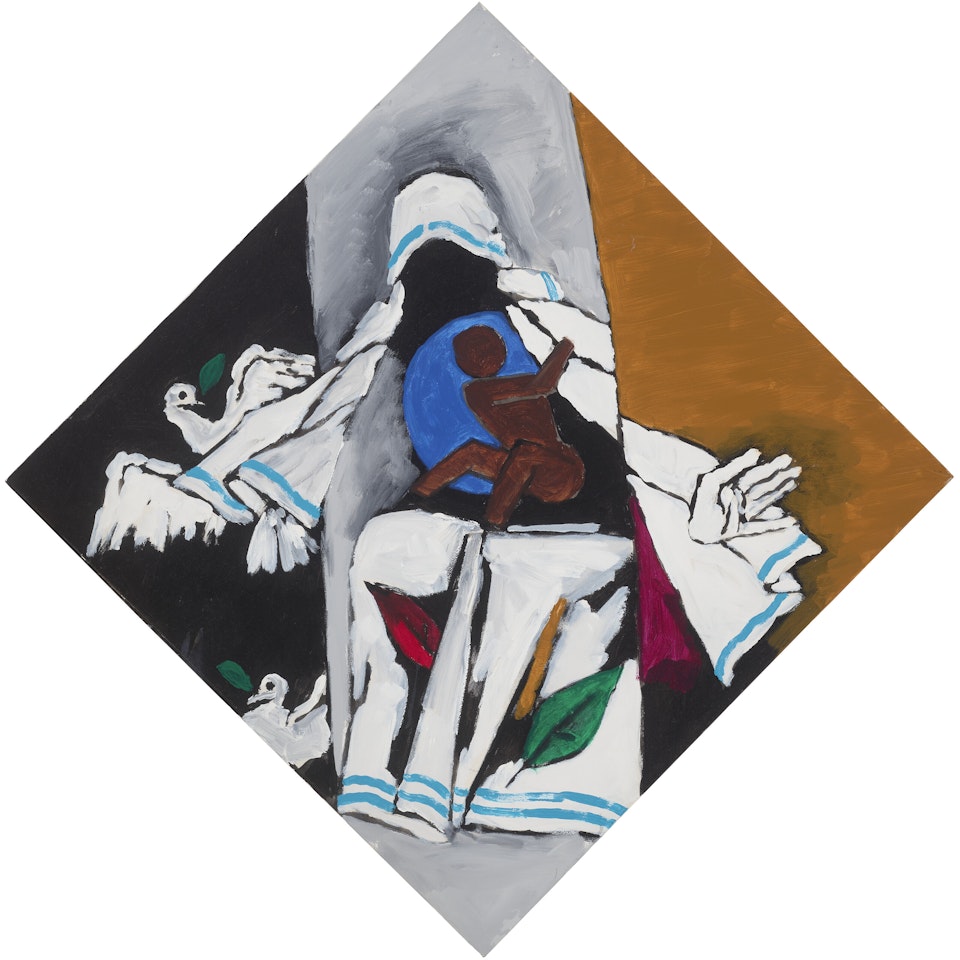 Untitled (Mother Teresa) by M.F. Husain
