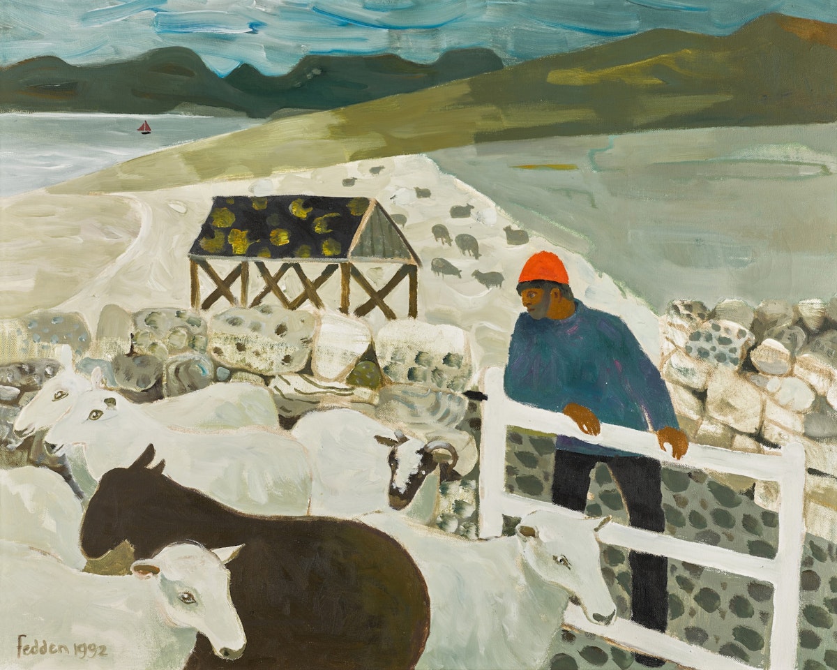 Highland Sheep by Mary Fedden
