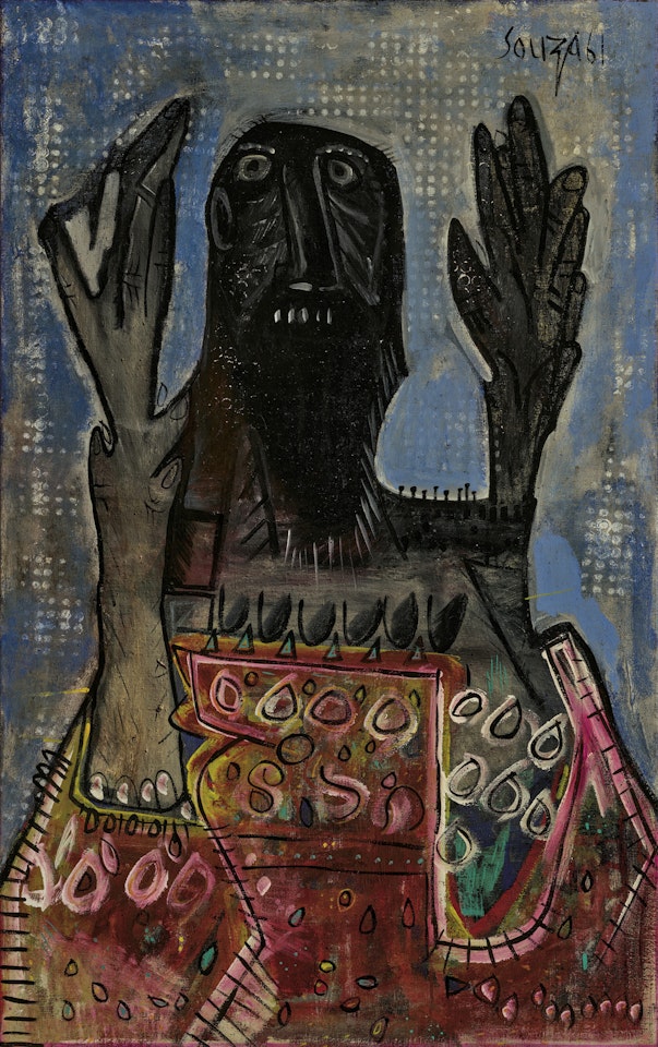 Mad Prophet in New York by Francis Newton Souza