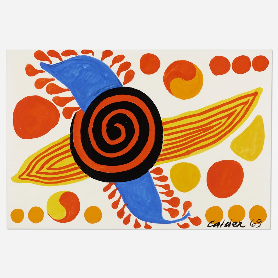 Yin, Yang and Pinwheel by Alexander Calder