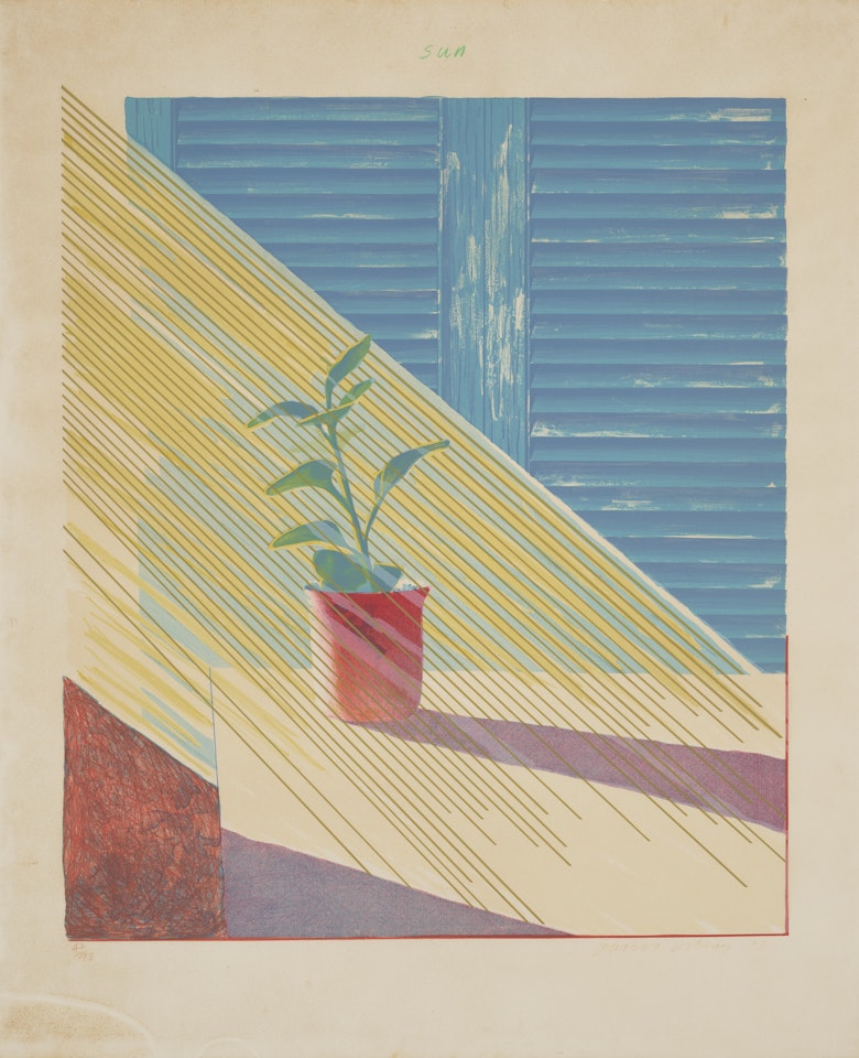 Sun, from Weather Series by David Hockney