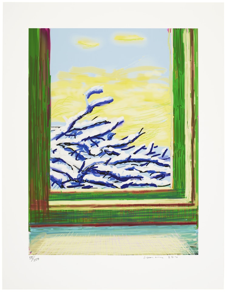 No. 610, 23rd December 2010, from My Window: Art Edition C by David Hockney
