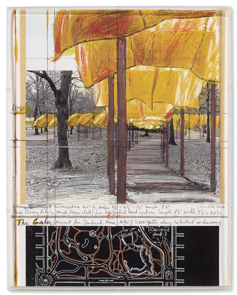 The Gates (Project for Central Park, N.Y.C.) by Christo