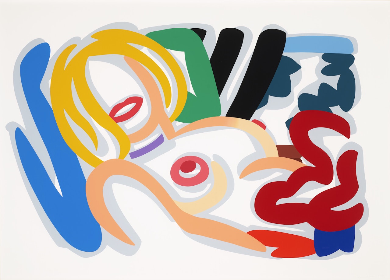 Big Blonde with Choker by Tom Wesselmann