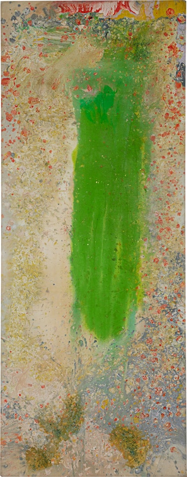 Green Tail Coat for Iona's Sake by Frank Bowling