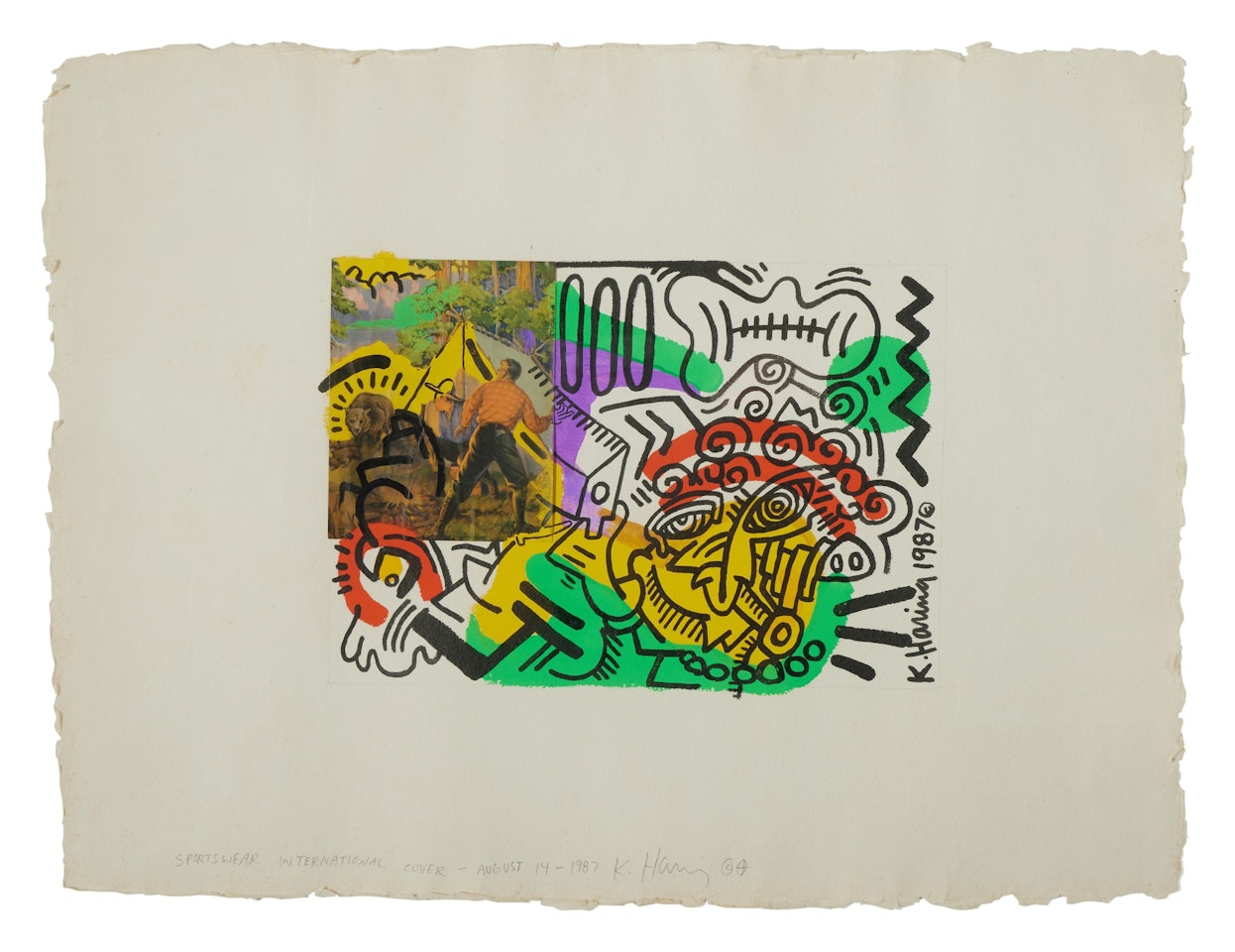 Sportswear International Cover by Keith Haring