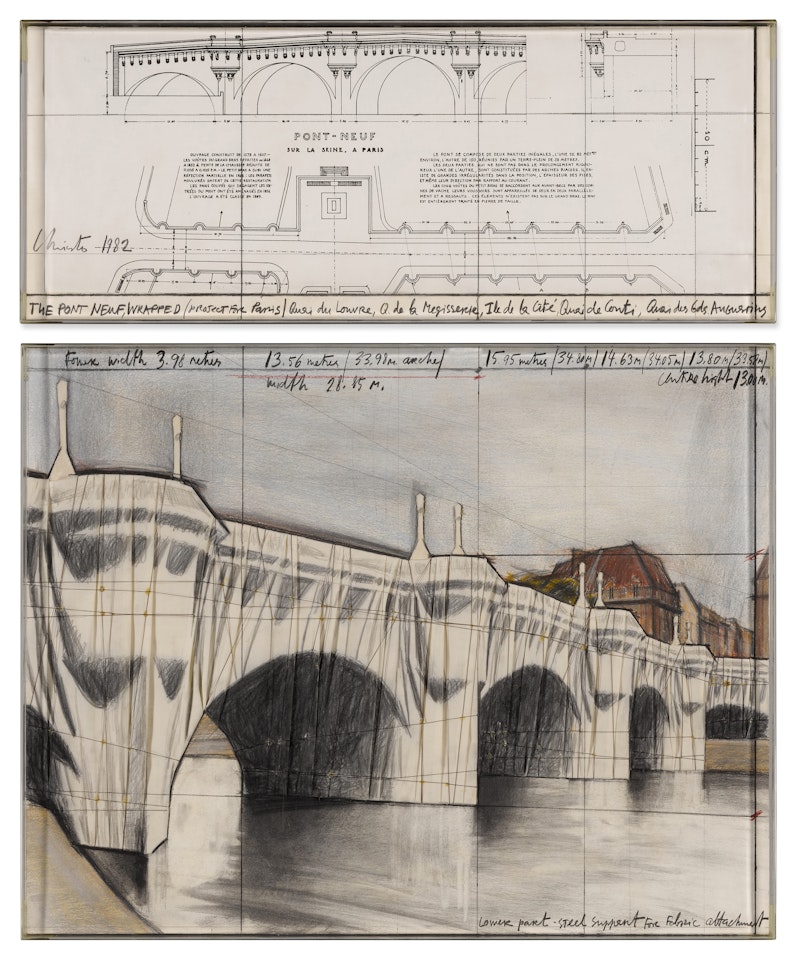 Wrapped Pont Neuf by Christo
