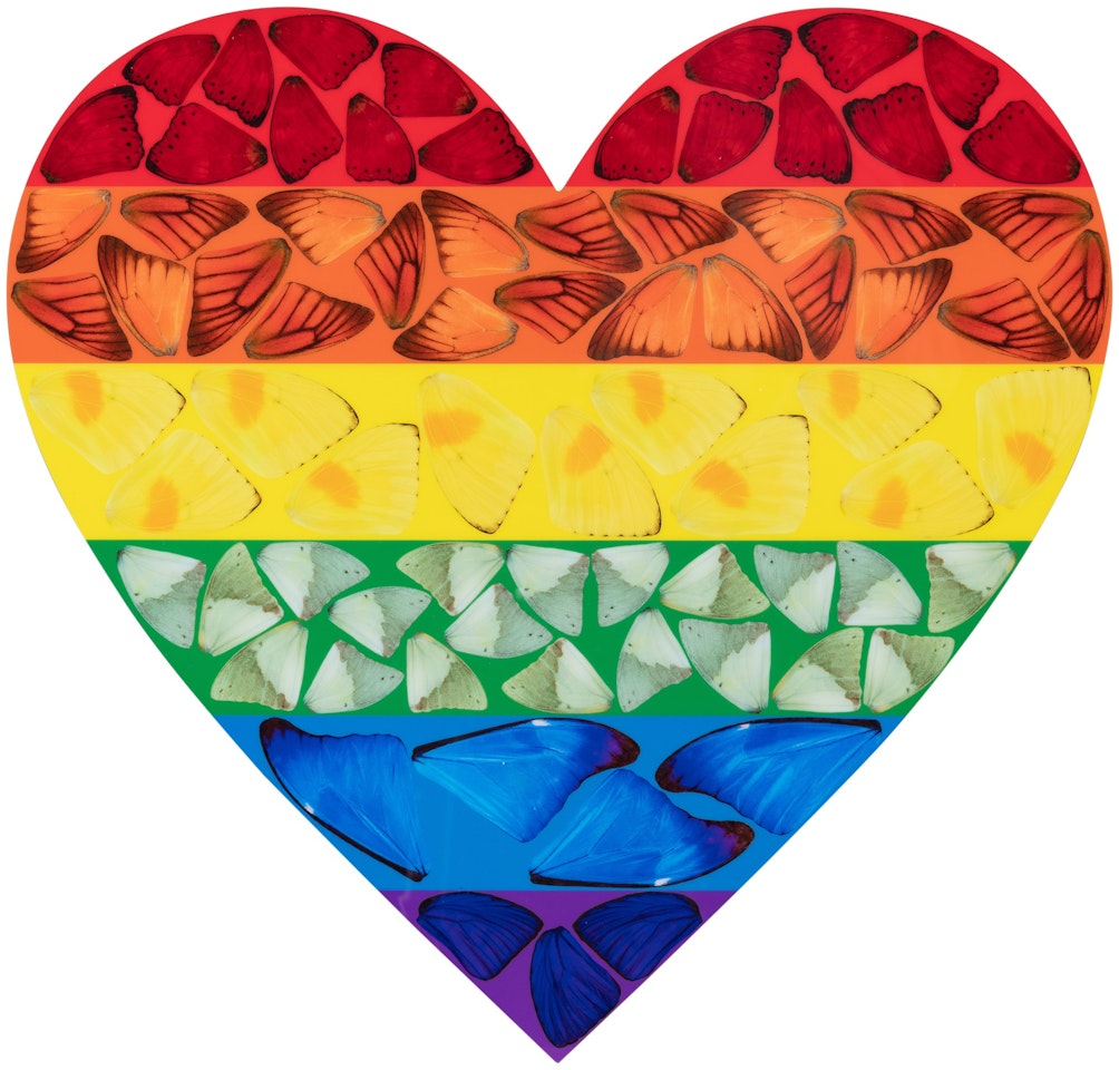 Butterfly Heart (Small) by Damien Hirst