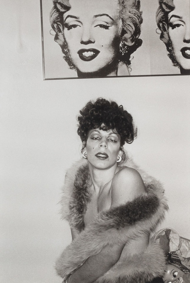 Ivy with Marilyn, Boston by Nan Goldin