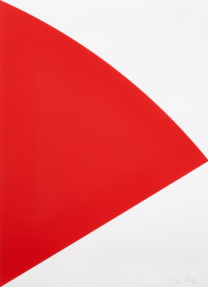 Red Curve (For Joel) (G. 1583, A. 269) by Ellsworth Kelly