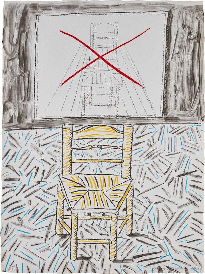 The Perspective Lesson, from Moving Focus Series (T. 284, M.C.A.T. 265) by David Hockney