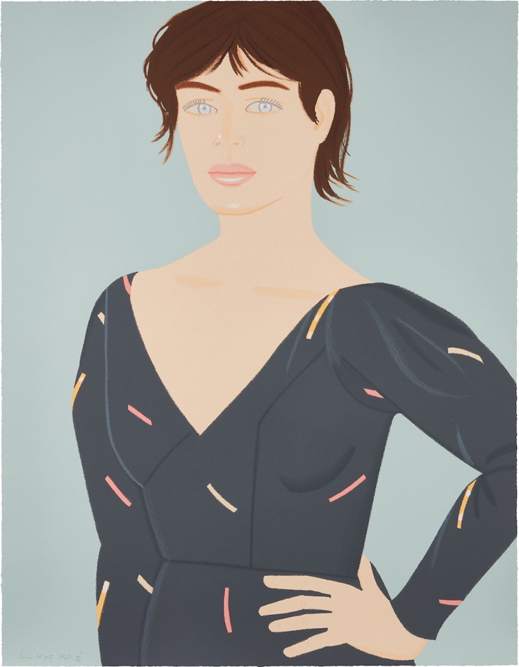 Gray Dress (Laura) (S. 262) by Alex Katz