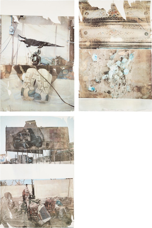 Environment; Cinema; and Ethnic Cultures, from Tribute 21 by Robert Rauschenberg