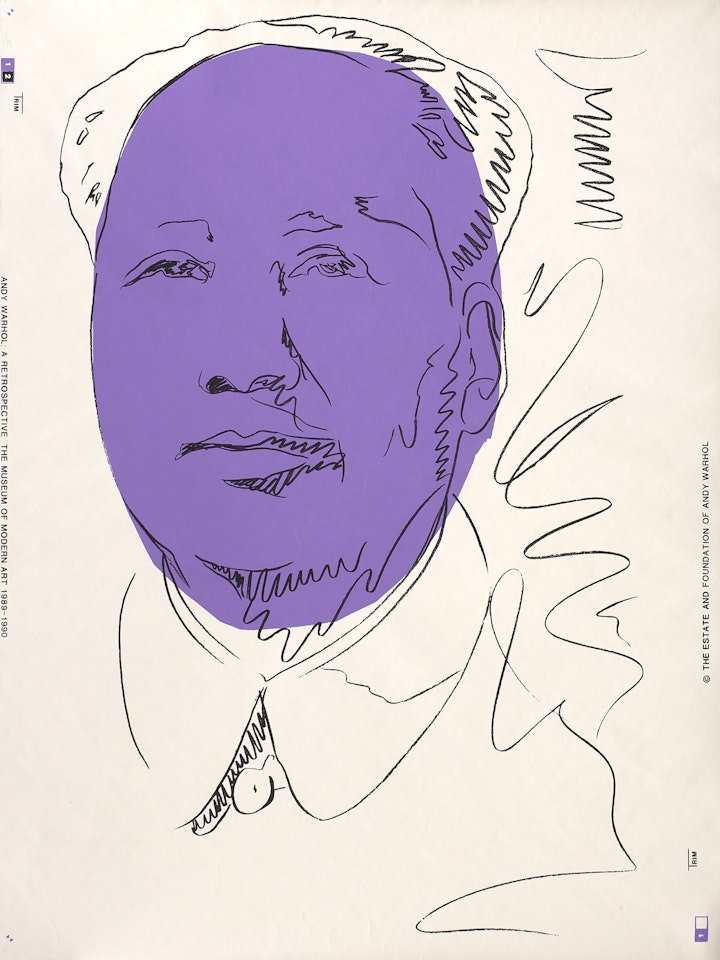 Mao (wallpaper) by After Andy Warhol