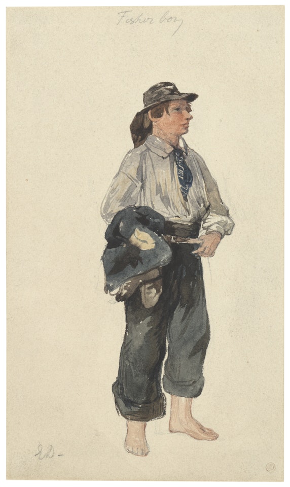 A fisherboy by Edward Duncan