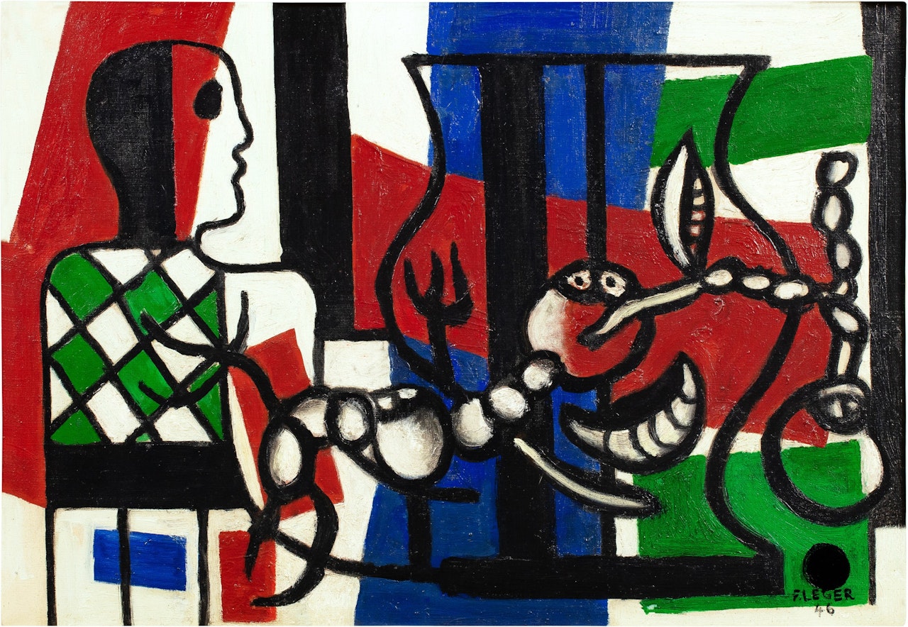 Le chandail vert by Fernand Leger
