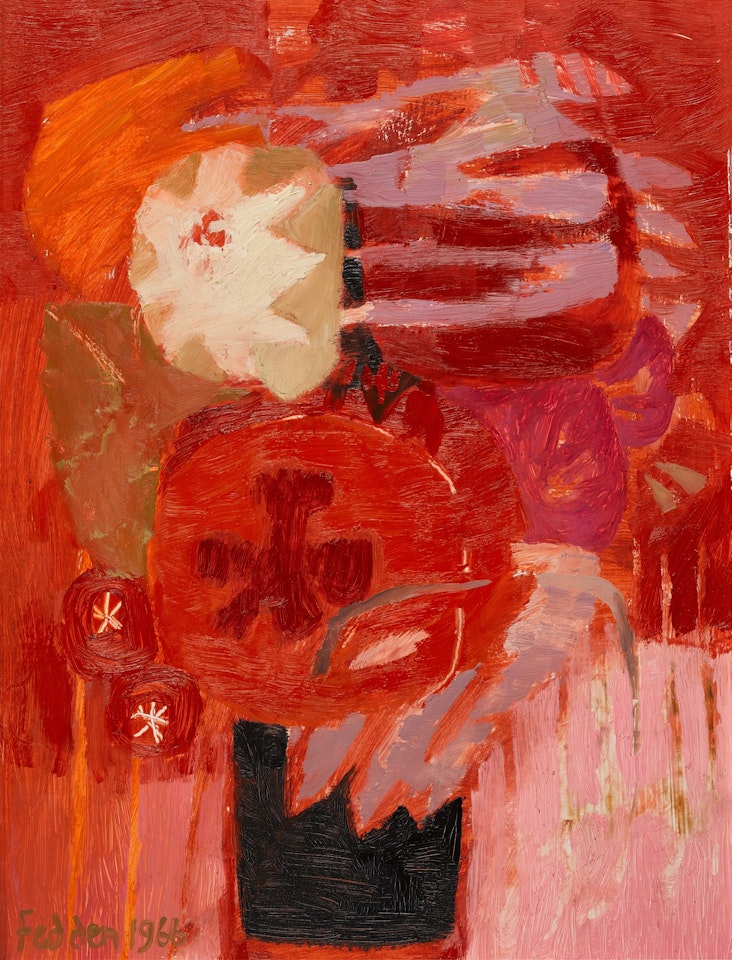 Red Flowers by Mary Fedden