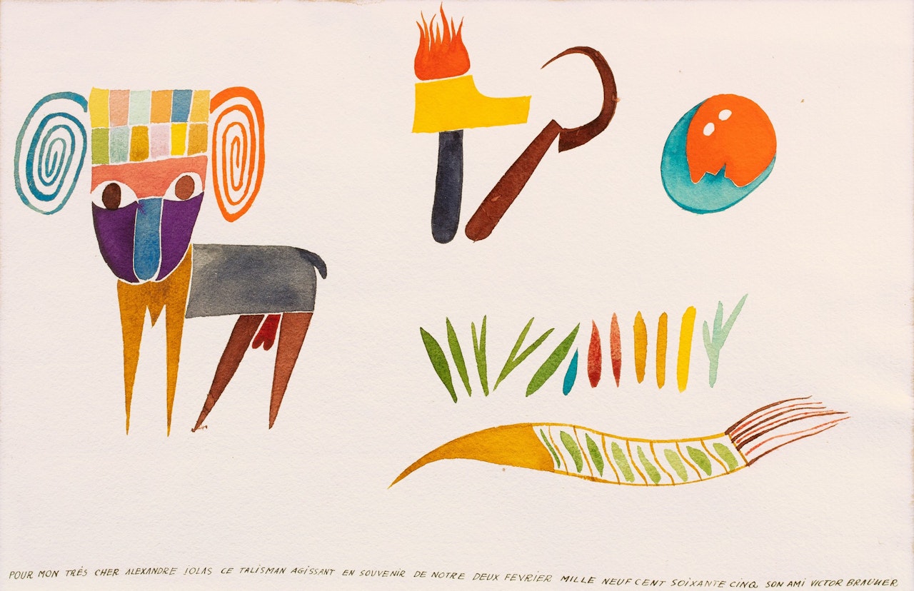 Talisman agissant pour Alexandre Iolas by Victor Brauner