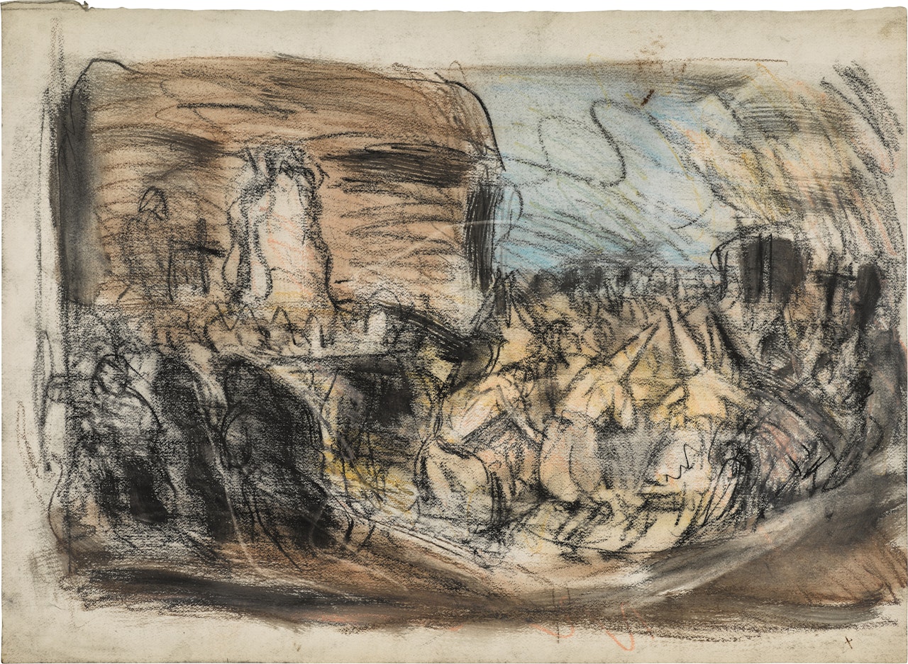 From Goya: Procession of the Flagellants by Leon Kossoff