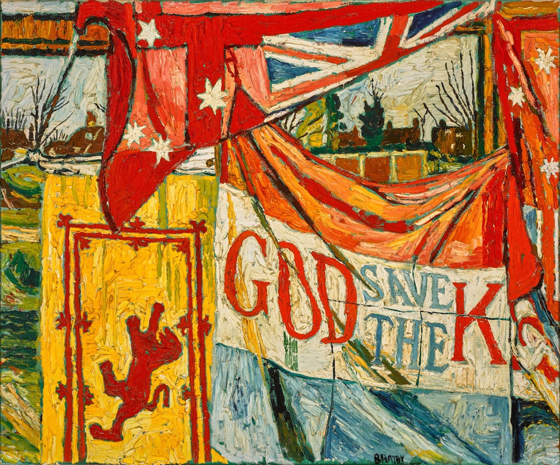 God Save the King VI by John Bratby