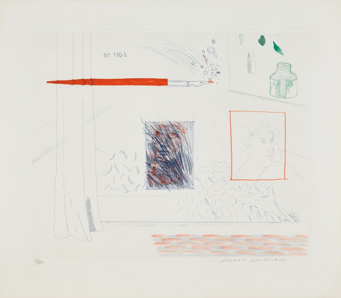 Etching is the Subject (S.A.C. 212; MCA Tokyo 191) by David Hockney