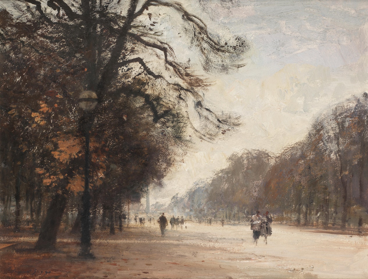 Tuileries Gardens, November by Edward Seago