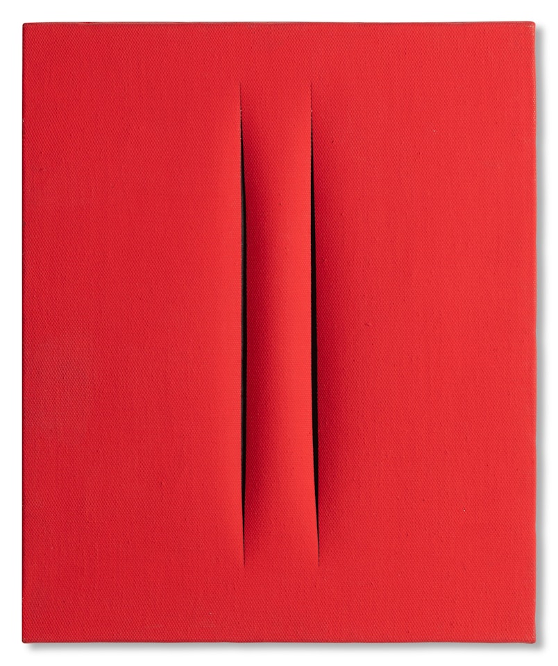 Concetto Spaziale by Lucio Fontana
