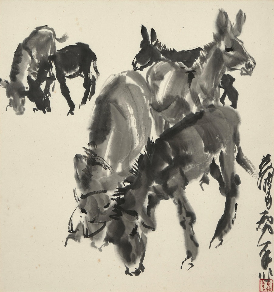 Six Donkeys by Huang Zhou