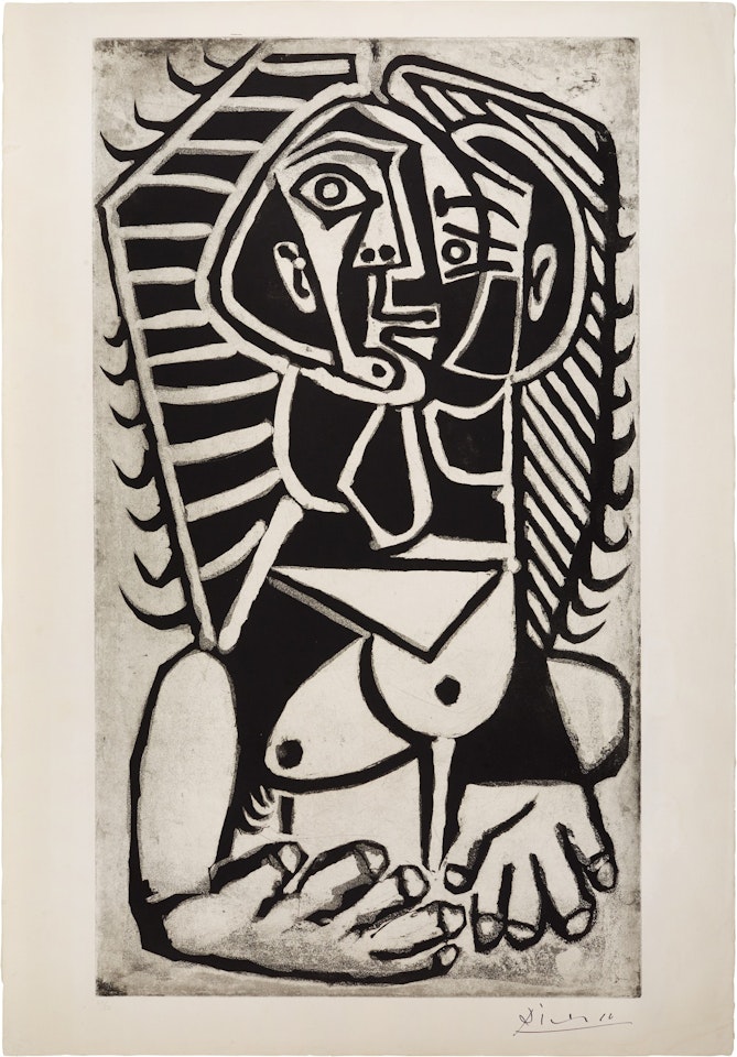 L'Égyptienne (B. 746; Ba. 906) by Pablo Picasso