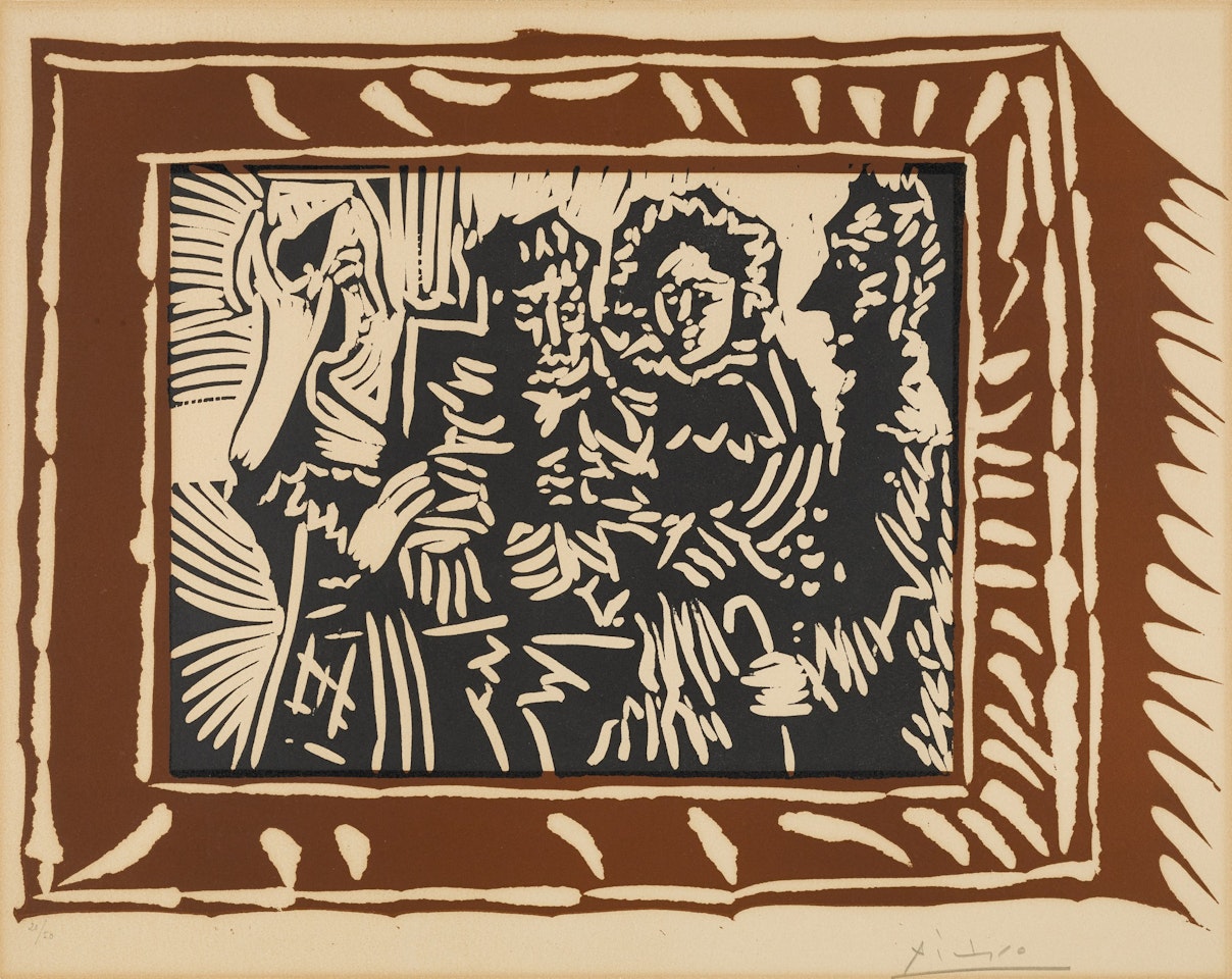 Scene Familiale (B. 1146; Ba. 1337) by Pablo Picasso