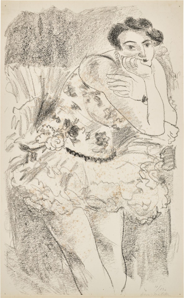 Danseuse debout, accoudée (Duthuit 482) by Henri Matisse