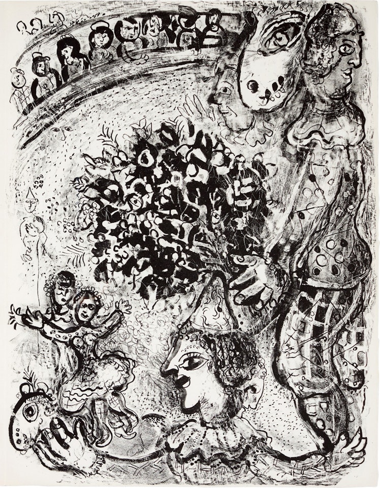 Le Cirque: One Plate (M. 502; C. Bks. 68) by Marc Chagall