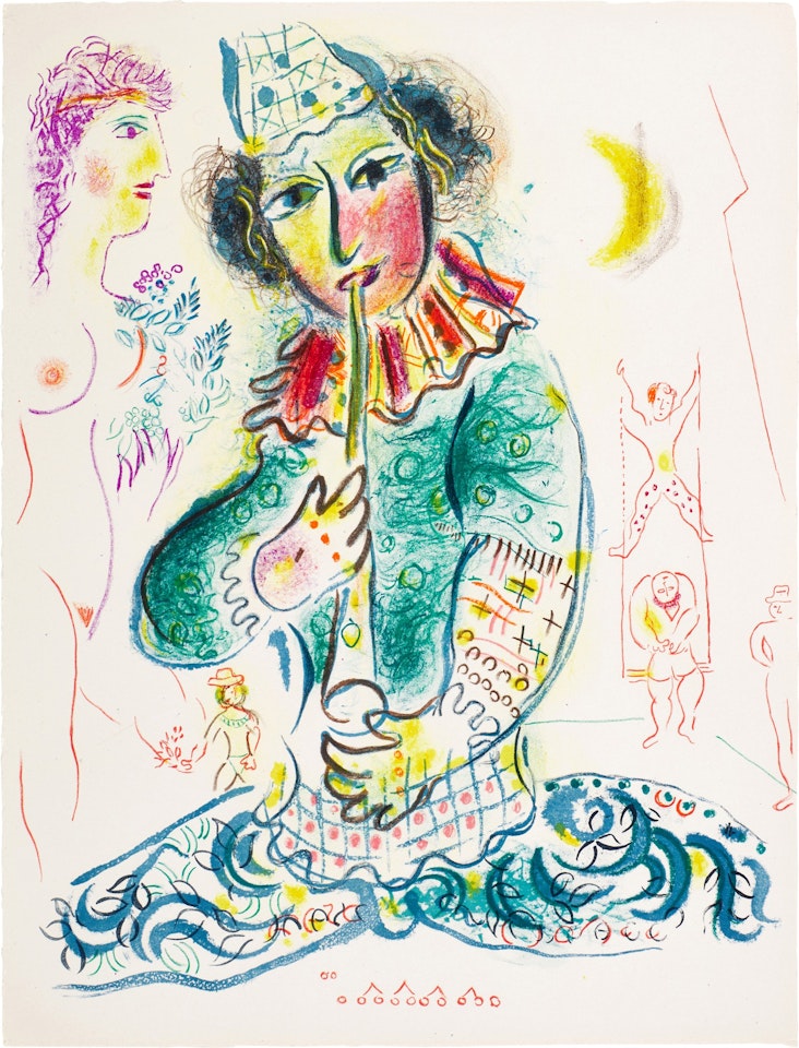 Le Cirque: One Plate (M. 527; C. Bks. 68) by Marc Chagall
