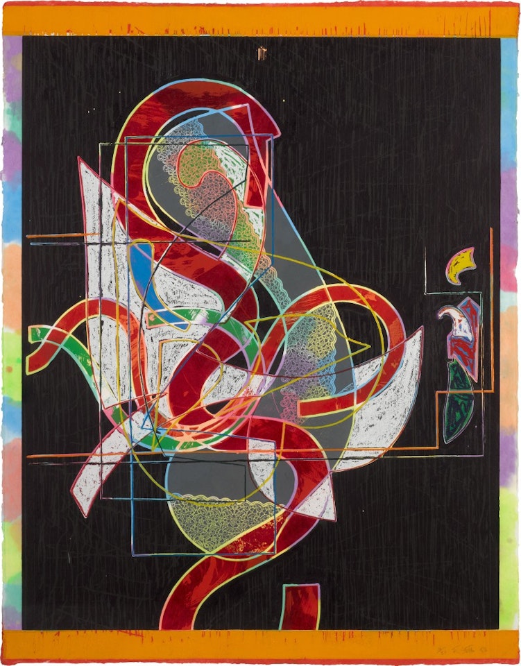 Pergusa Three, from Circuits (Axsom 143) by Frank Stella