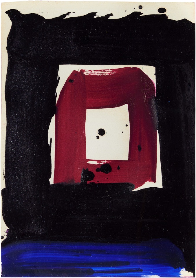 Untitled (New York Square) by Sam Francis