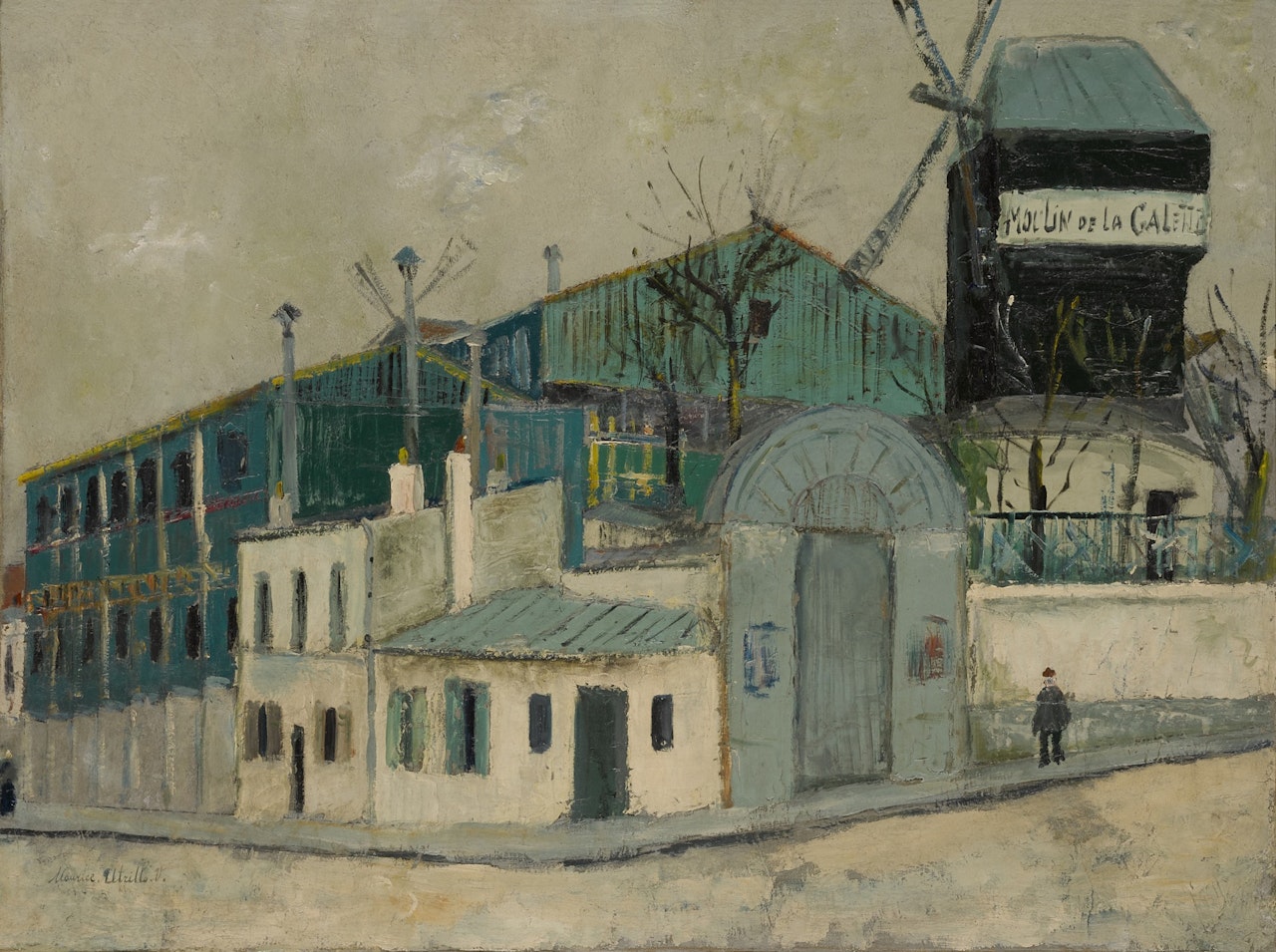 Moulin de la galette à Montmartre by Maurice Utrillo
