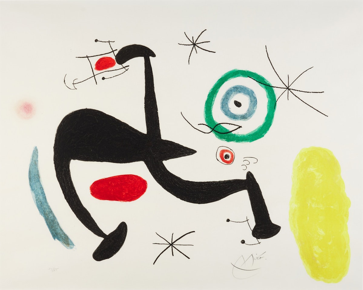 La Biche Chantant la Tosca (D. 485) by Joan Miró