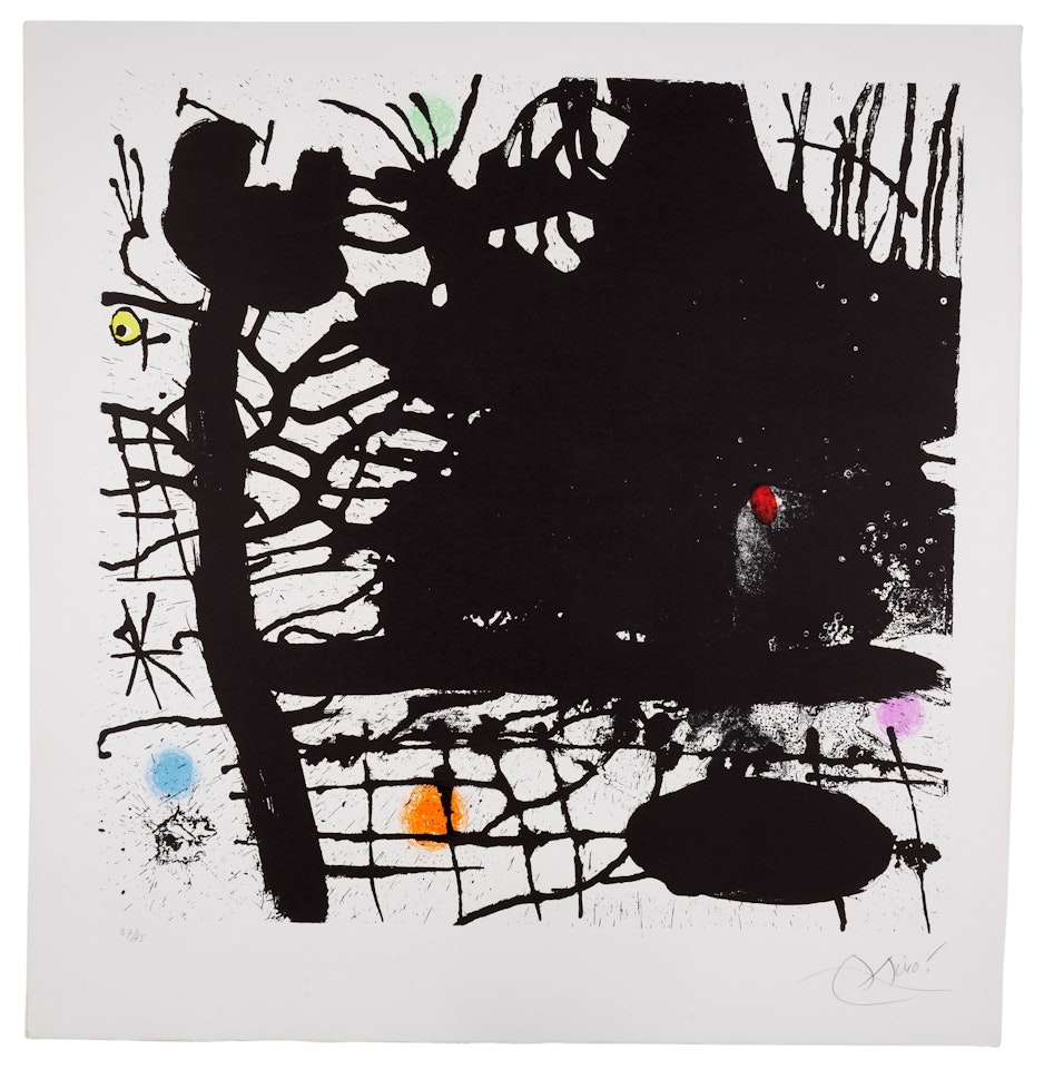 La Nuit Tentaculaire (M. 639) by Joan Miró