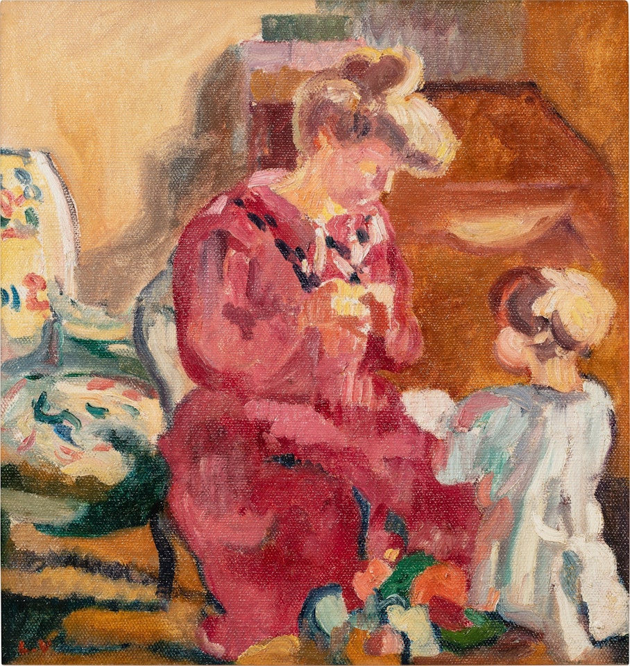Suzanne et Jean enfant by Louis Valtat