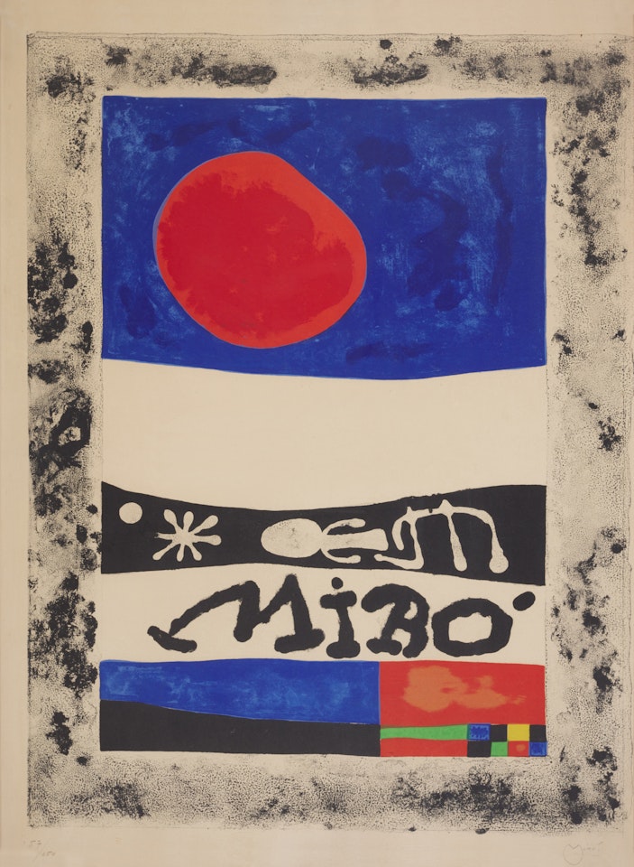 Exhibition Recent Works. Galerie Maeght, 1953. (M. 191) by Joan Miró