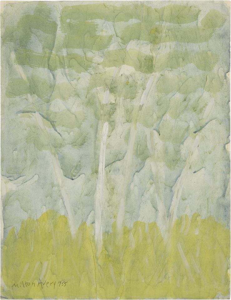 Green Trees by Milton Avery