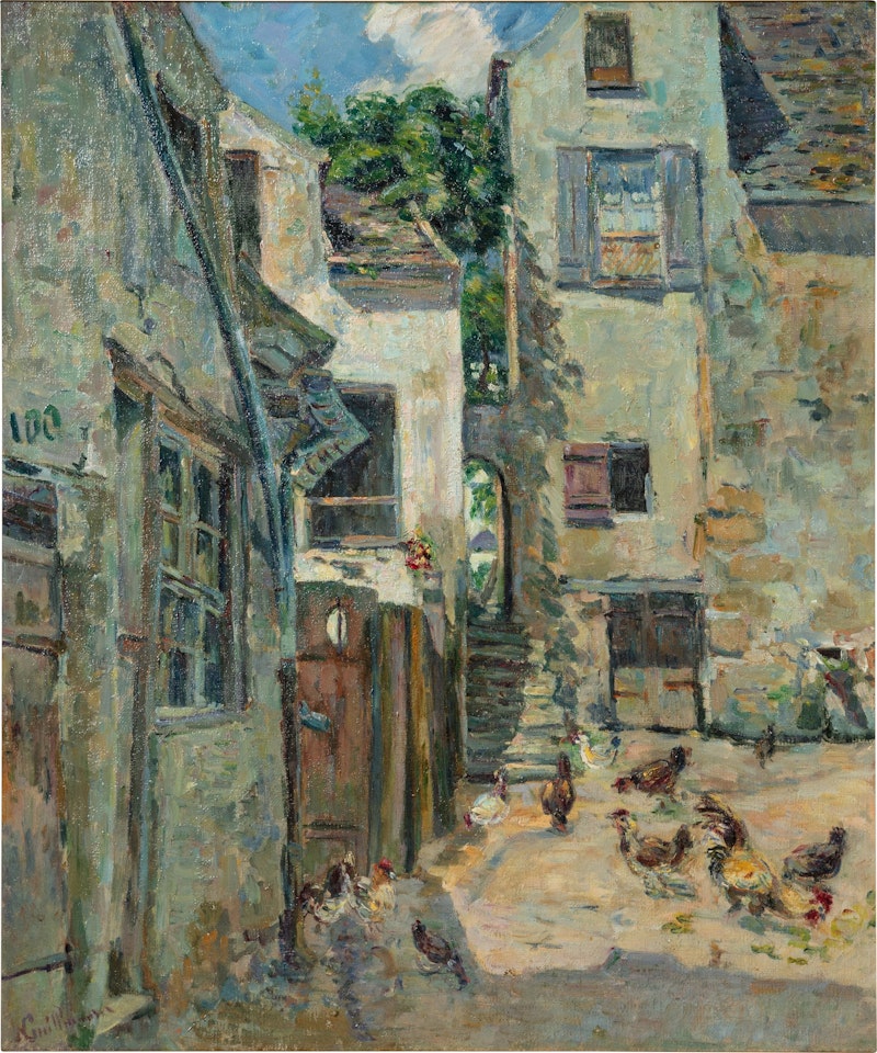 Village dans l'Île de France by Armand Guillaumin