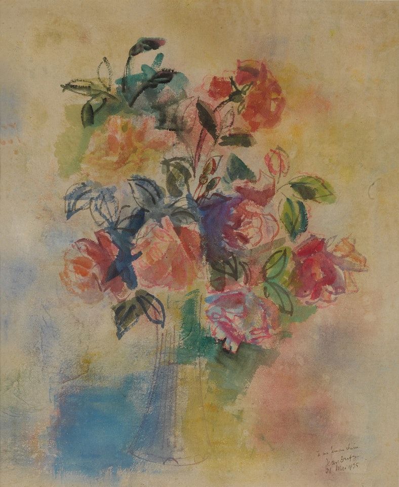 Bouquet de roses by Jean Dufy
