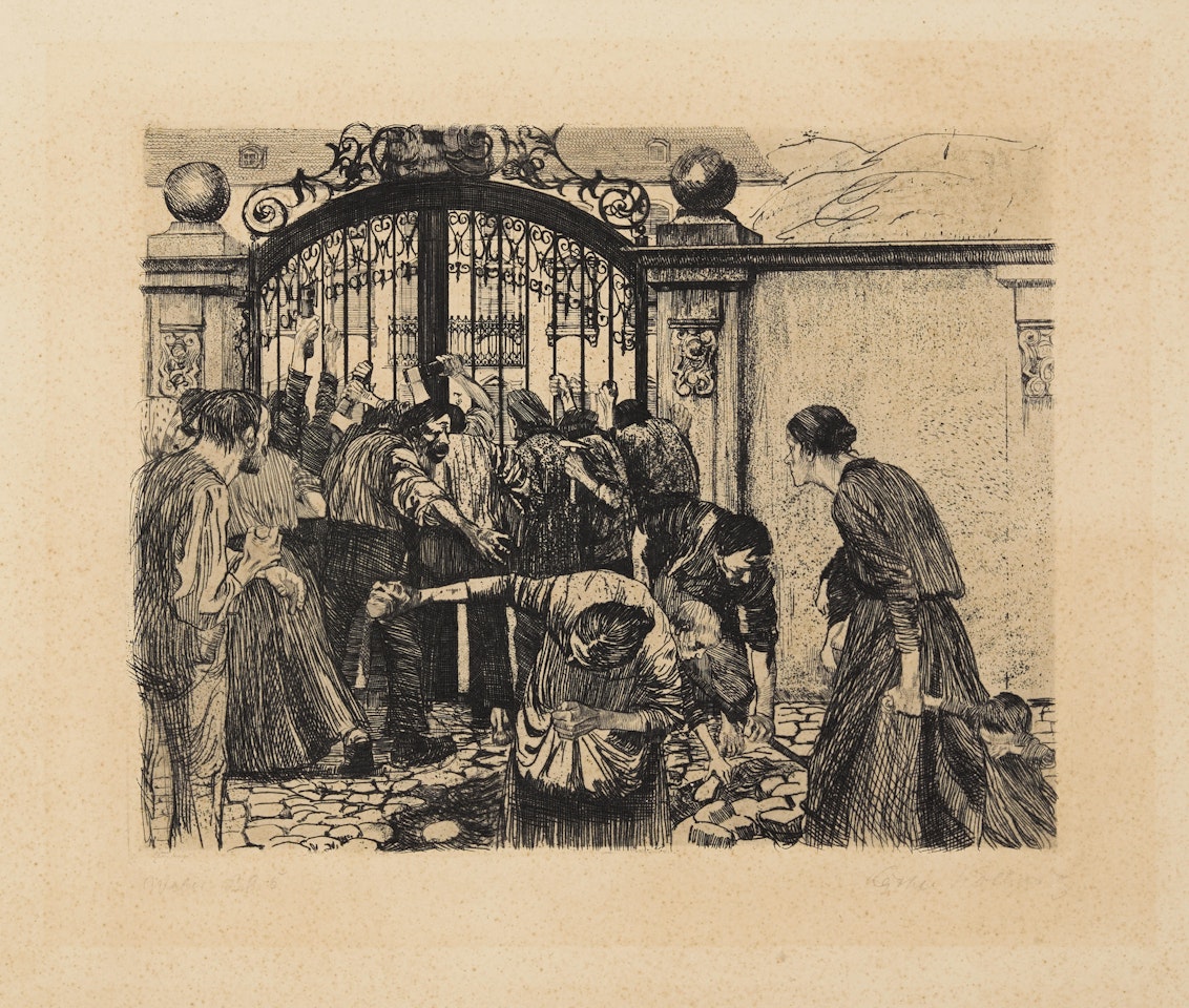 Sturm, from Ein Weberaufstand by Kathe Kollwitz