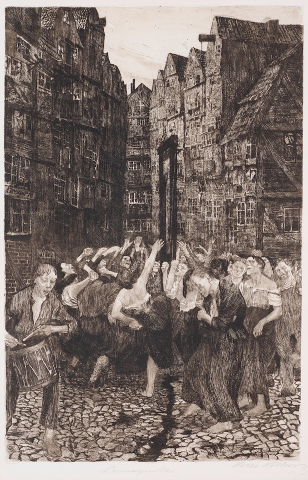 Die Carmagnole by Kathe Kollwitz