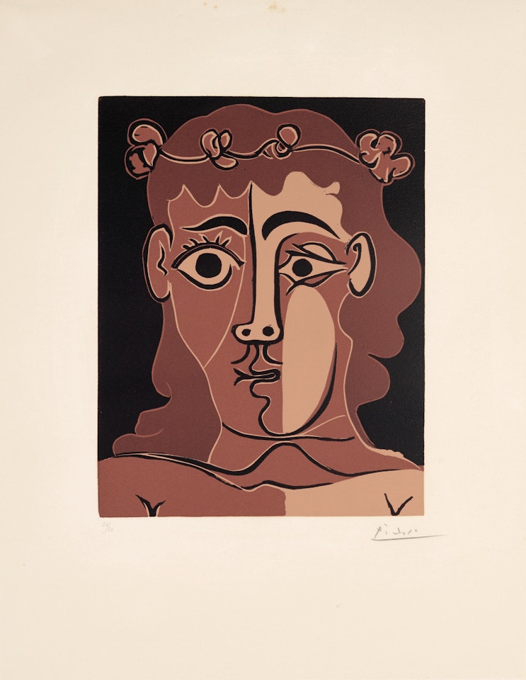 Jeune Homme couronné by Pablo Picasso