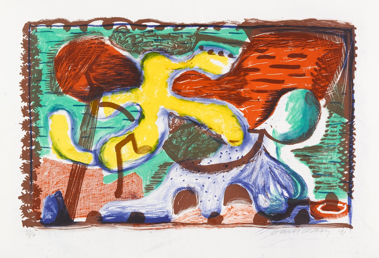 The New and the Old and the New by David Hockney