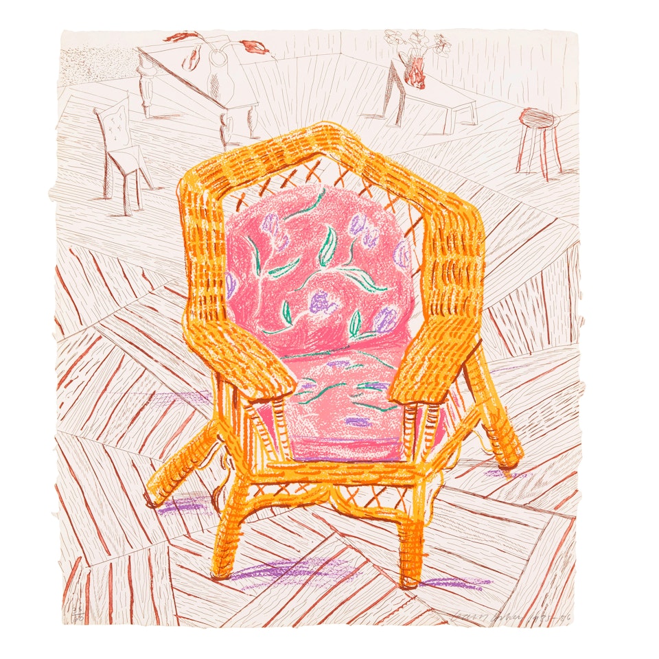 Number One Chair, from Moving Focus by David Hockney