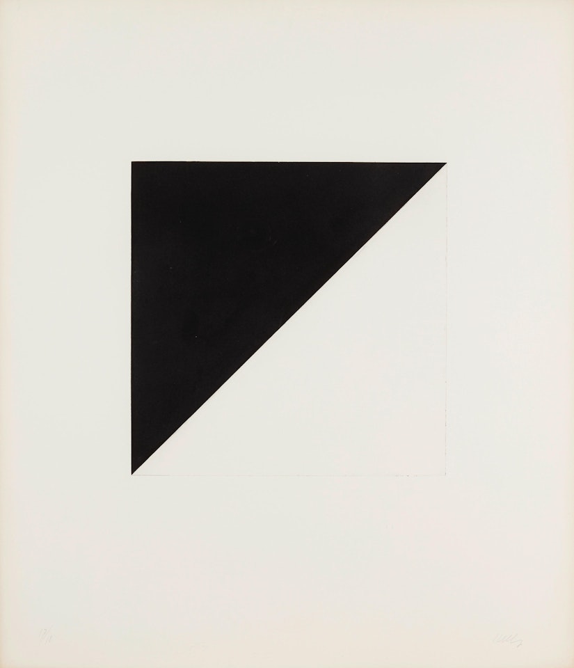Diagonal with Black, from The Concorde Series by Ellsworth Kelly
